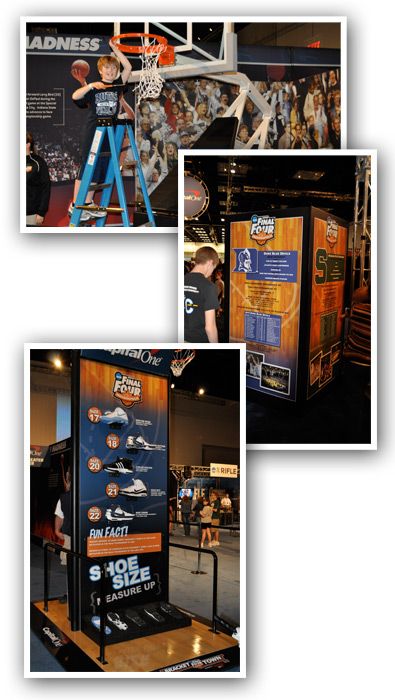 NCAA Bracket Town attractions