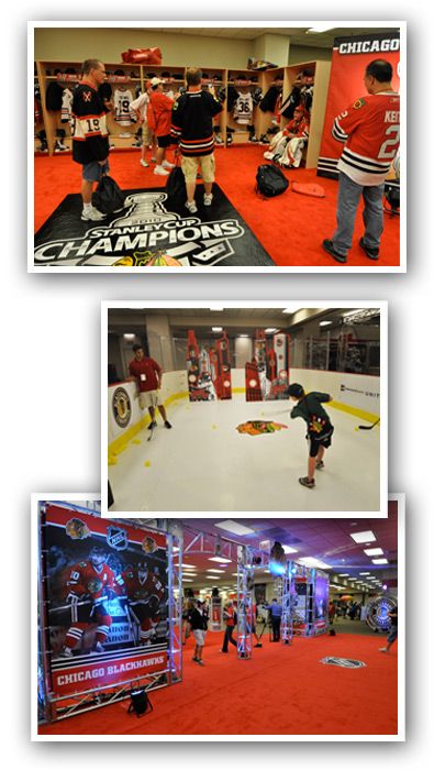 Chicago Blackhawks Convention exhibits