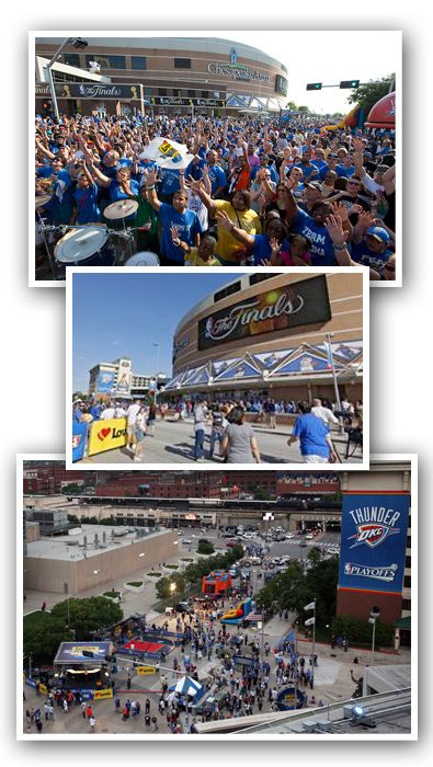OKC Thunder Alley fan zone