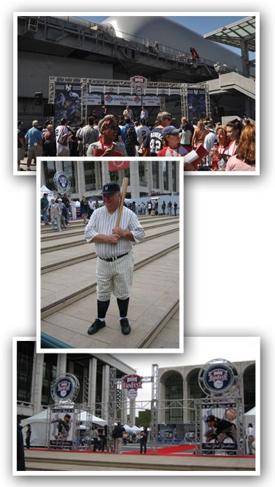 WFAN Yankees Fanfest fan zones