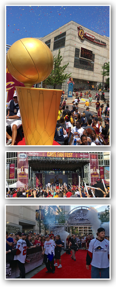 Cleveland Cavaliers Parade ProductionEvent Stage Martin Sports